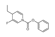 phenyl 4-ethyl-3-fluoro-4H-pyridine-1-carboxylate Structure