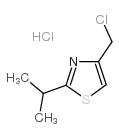 2-异丙基-4-氯甲基噻唑盐酸盐结构式