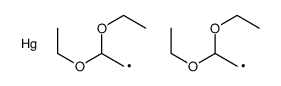 bis(2,2-diethoxyethyl)mercury Structure