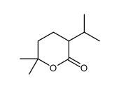 tetrahydro-6,6-dimethyl-3-(1-methylethyl)-2H-pyran-2-one结构式
