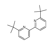6,6'-Di-tert-butyl-2,2'-bipyridine Structure