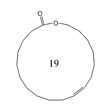 (9Z)-9-十八碳烯-18-内酯结构式
