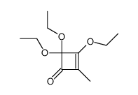 3,4,4-Triaethoxy-2-methyl-2-cyclobutenon Structure