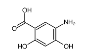 5-Amino-2,4-dihydroxybenzoic acid Structure
