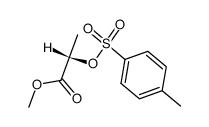 (S)-2-(toluene-4-sulfonyloxy)-propionic acid methyl ester结构式