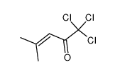 1,1,1-Trichloro-2-oxo-4-methyl-3-pentene结构式