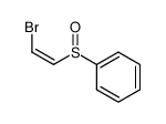(Z)-((2-bromoethenyl)sulfinyl)benzene结构式