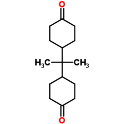 2,2-二(4-环己酮基)丙烷结构式