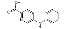 9H-吡啶并[3,4-b]吲哚-3-羧酸结构式
