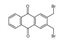 2,3-bis(bromomethyl)-1,4-anthraquinone结构式