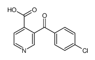 3-(4-氯苯甲酰基)异烟酸结构式