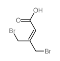 4-bromo-3-(bromomethyl)but-2-enoic acid结构式