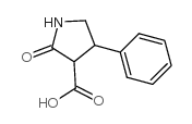 2-氧代-4-苯吡咯烷-3-羧酸结构式