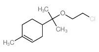 Cyclohexene,4-[1-(2-chloroethoxy)-1-methylethyl]-1-methyl-结构式