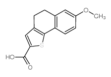 7-甲氧基-4,5-二氢萘并[1,2-b]噻吩-2-羧酸结构式