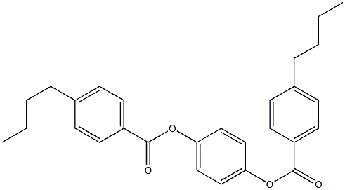 丁基苯甲酸对苯二酚双酯结构式