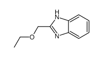 (9ci)-2-(乙氧基甲基)-1H-苯并咪唑结构式