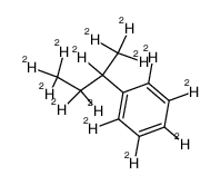 (2H14)sec-butylbenzene结构式