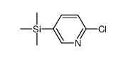 (6-chloropyridin-3-yl)-trimethylsilane Structure