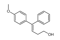 4-(4-methoxyphenyl)-4-phenylbut-3-en-1-ol结构式