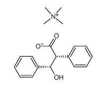 tetramethylammonium (2R,3S)-3-hydroxy-2,3-diphenylpropanoate结构式