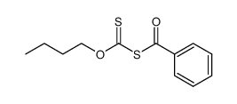 S-benzoyl-O-n-butyl xanthate Structure