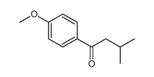 1-(4-甲氧基苯基)-3-甲基-1-丁酮结构式