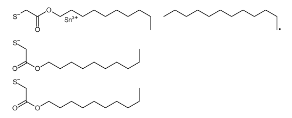 decyl 4-[[2-(decyloxy)-2-oxoethyl]thio]-4-dodecyl-7-oxo-8-oxa-3,5-dithia-4-stannaoctadecanoate结构式