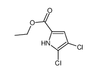 4,5-二氯-1H-吡咯-2-羧酸乙酯结构式