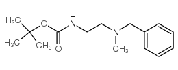 1-N-苄基-1-N-甲基-2-Boc-乙烷-1,2-二胺结构式