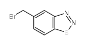 5-(溴甲基)-1,2,3-苯并噻二唑结构式