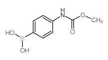 4-(甲氧羰基氨基)苯基硼酸结构式