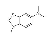 6-Benzothiazolamine,2,3-dihydro-N,N,3-trimethyl-(9CI)结构式