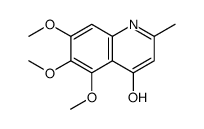 4-Quinolinol, 5,6,7-trimethoxy-2-methyl结构式