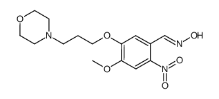 4-methoxy-6-nitro-3-[3-(4-morpholinyl)propoxy]benzaldoxime Structure