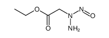 (N-nitroso-hydrazino)-acetic acid ethyl ester Structure