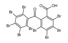 2,3,4,5-tetrabromo-6-pentabromobenzoyl-benzoic acid结构式