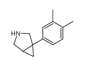 1-(3,4-dimethylphenyl)-3-azabicyclo[3.1.0]hexane结构式