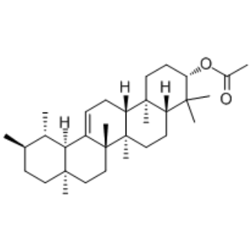 Alpha-乙酸香树脂醇酯结构式