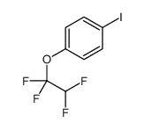 1-Iodo-4-(1,1,2,2-tetrafluoroethoxy)benzene, 4-Iodophenyl 1,1,2,2-tetrafluoroethyl ether Structure