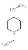 1-Ethyl-N-methylpiperidin-4-amine Structure
