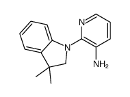 2-(3,3-dimethyl-2H-indol-1-yl)pyridin-3-amine Structure
