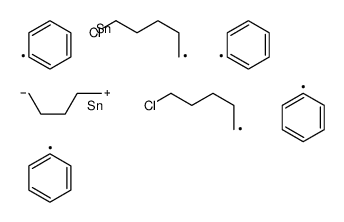 5-chloropentyl-[5-[5-chloropentyl(diphenyl)stannyl]pentyl]-diphenylstannane Structure