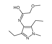 N-(3,5-diethyl-1-methylpyrazol-4-yl)-2-methoxyacetamide Structure