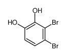 3,4-dibromobenzene-1,2-diol结构式