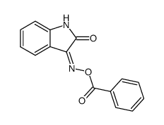 2,3-indoledione 3-oxime O-benzoate结构式
