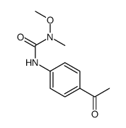 3-(4-acetylphenyl)-1-methoxy-1-methylurea结构式