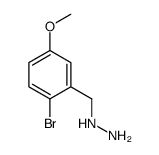 (2-bromo-5-methoxyphenyl)methylhydrazine Structure