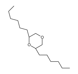 (2R,6S)-2,6-dihexyl-1,4-dioxane Structure