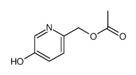 6-(acetoxymethyl)pyridin-3-ol Structure
